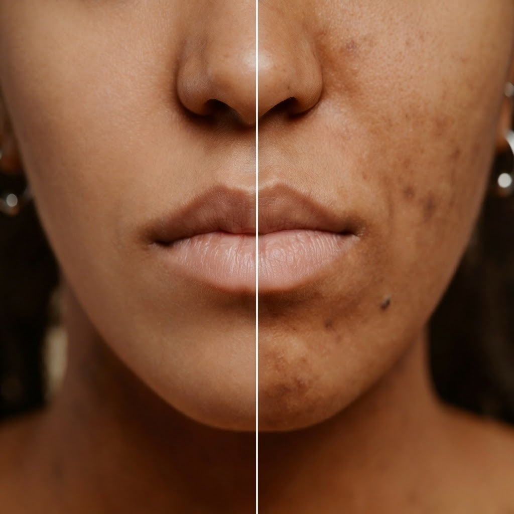 Dark spots don't go away on their own