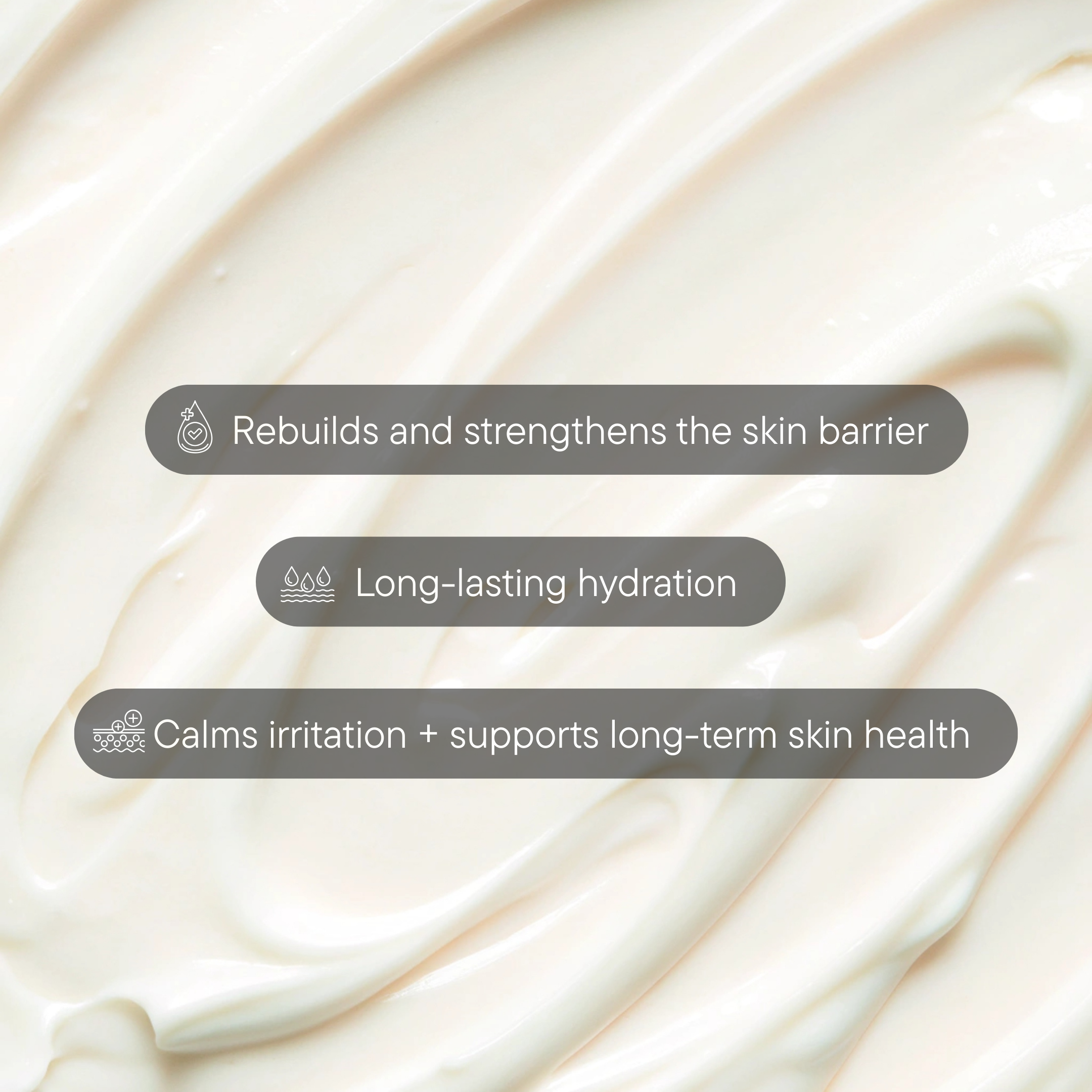 Cream to repair the skin barrier