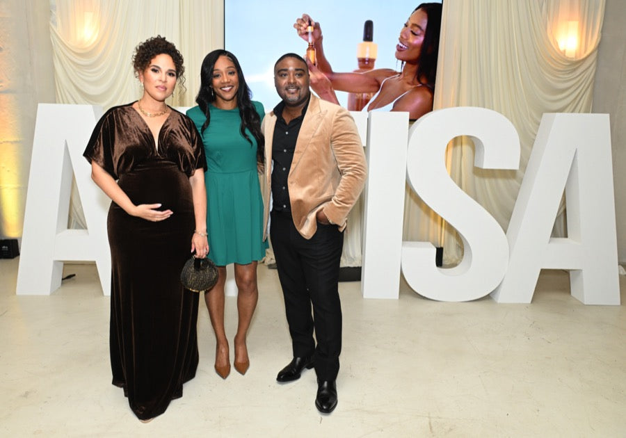 Tiffany Haddish, Dr. Truesdale and guest at the Artisa launch